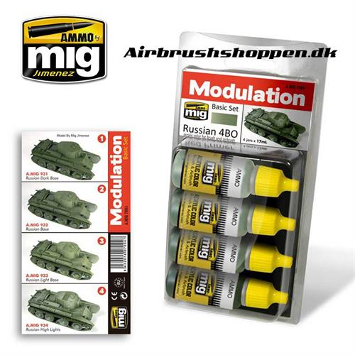 AMIG 7004 RUSSIAN 4BO MODULATION SET 4 x 17 ml